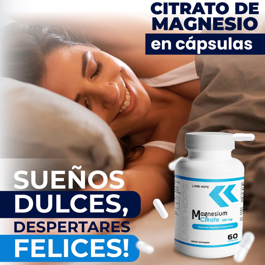 Acaba con el Insomnio - Citrato de Magnesio
