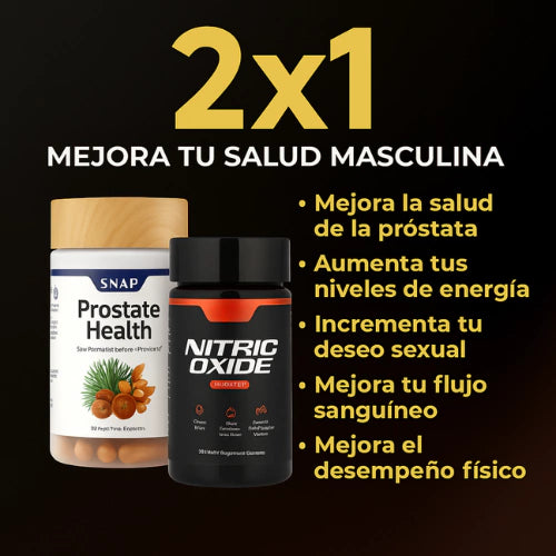 DUO PARA SALUD PROSTATICA - PROSTATE HEALTH, OXIDO NITRICO