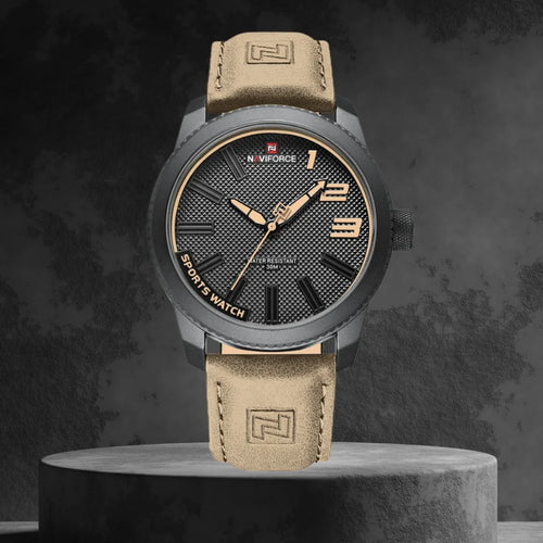 Reloj NaviForce Three marrón