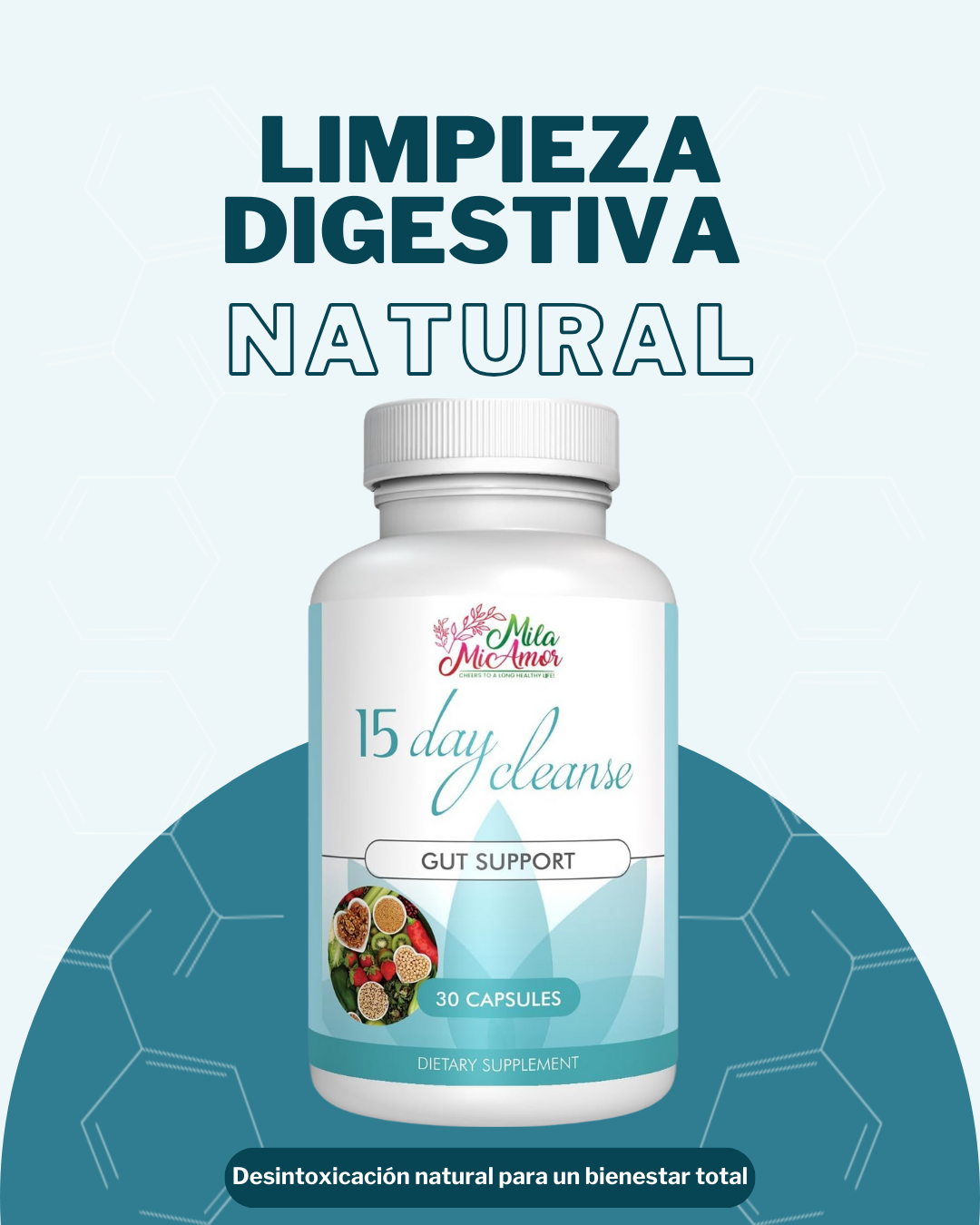 Limpieza Natural para tu Sistema Digestivo en Cápsulas
