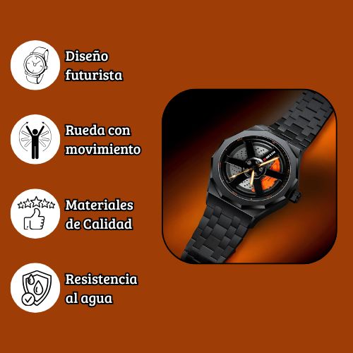 Reloj Magnus - Inspirado en motores. Hecho para líderes.