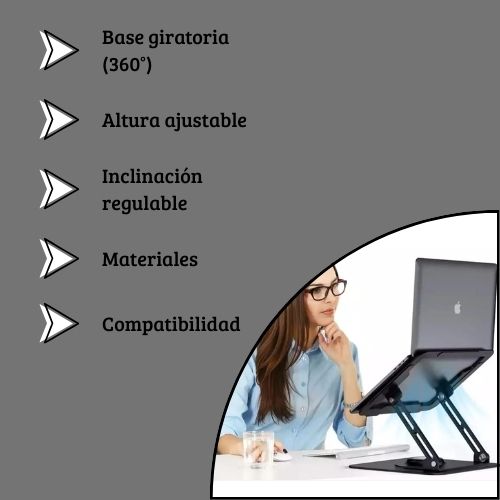GiroLift - Soporte giratorio para laptop 💻