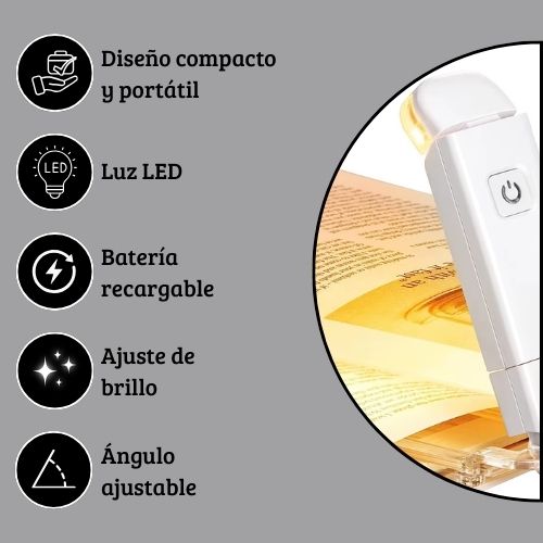 book light - Soporte y luz de lectura