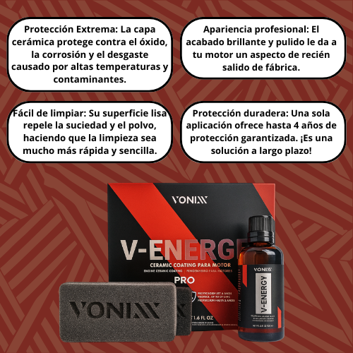 V Energy - La protección que tu motor necesita