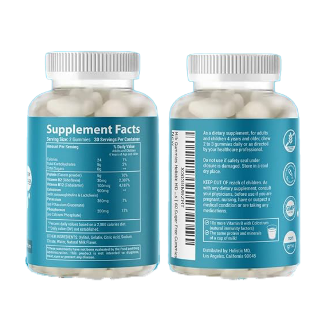 Milk Gummies: ¡El Secreto para Huesos Fuertes y Saludables!