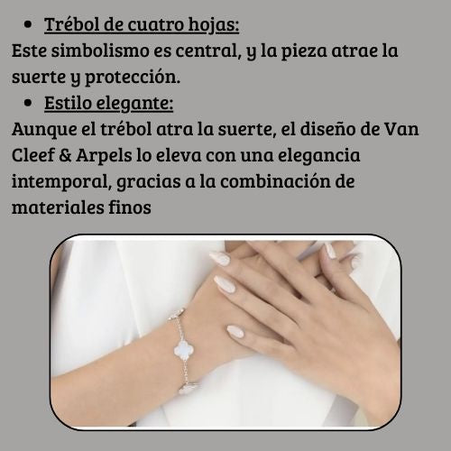 Brazalete van cleef y arpels de trébol🍀