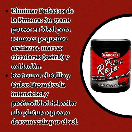 Polish Rojo - Restaura tu pintura