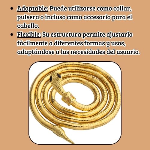 Collar de serpiente multiusos 🐍