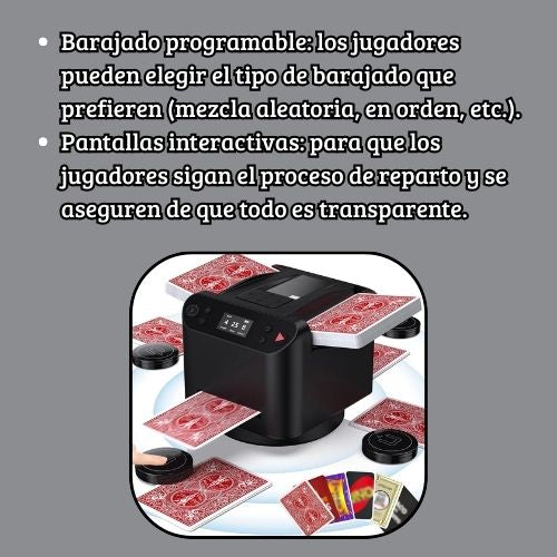 Card Shuffler - Barajeador de cartas automático