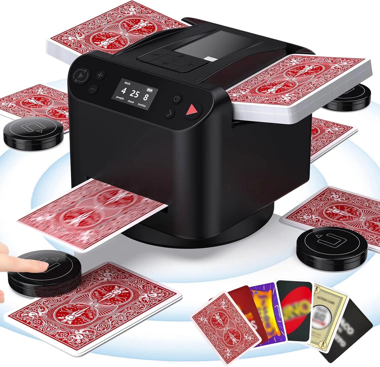 Card Shuffler - Barajeador de cartas automático