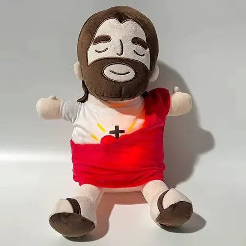 Peluche respiratorio de Jesús - Siente su presencia, su paz y su amor en cada respiro.
