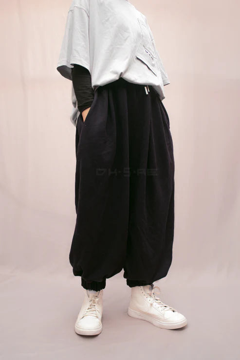 Harem pants negro - Movimiento libre, estilo natural