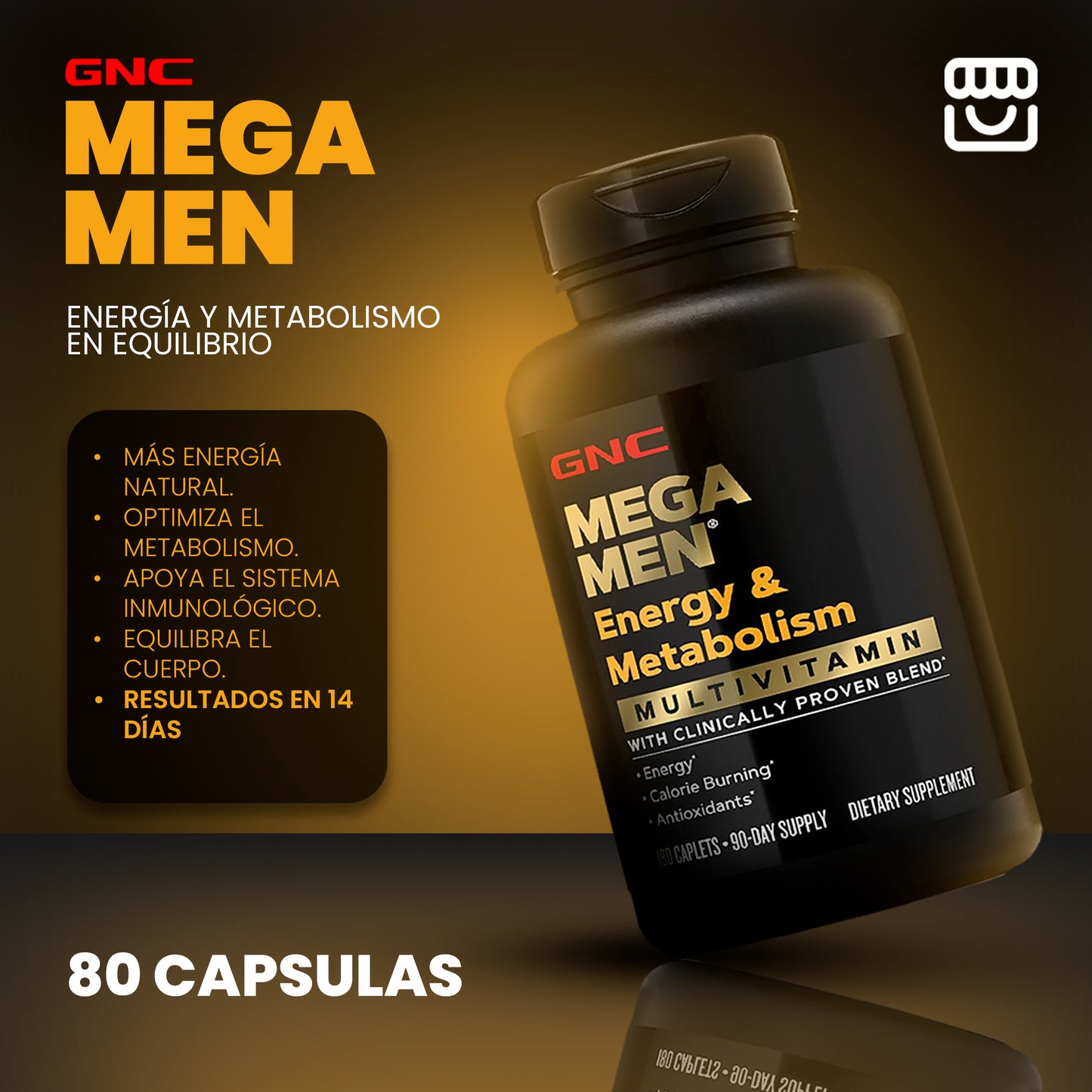 MegaMen Energy+™ – Energía y Metabolismo