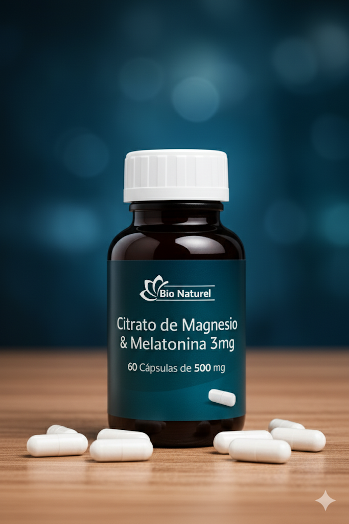 Citrato de Magnesio & Melatonina Tu aliado para un descanso profundo y reparador
