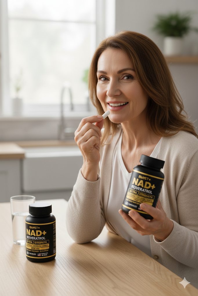 NAD+ RESVERATROL - ANTIENVEJECIMIENTO (CON REGISTRO SANITARIO)