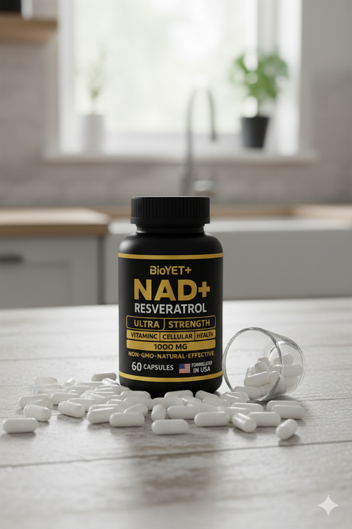 NAD+ RESVERATROL - ANTIENVEJECIMIENTO (CON REGISTRO SANITARIO)