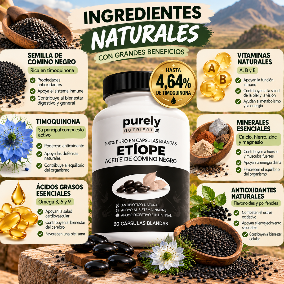 ACEITE ETÍOPE DE SEMILLA NEGRA