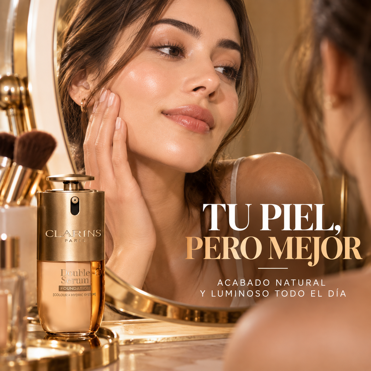 DOUBLE SERUM FOUNDATION - La primera fórmula 2 EN 1 maquillaje y tratamiento antiedad