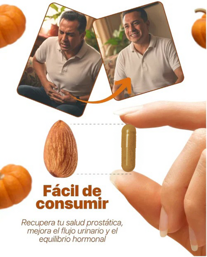 Pumpkin Seed Oil - Aceite puro de semilla de calabaza /Apoya la salud prostática naturalmente