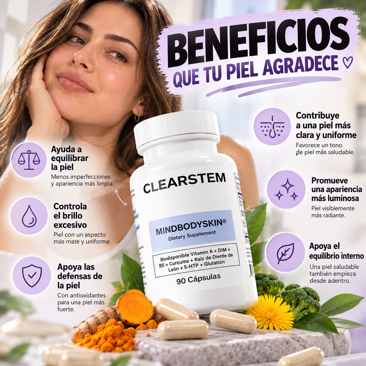 MINDBODYSKIN  - Arranca el Acné de Raíz y Recupera tu confianza