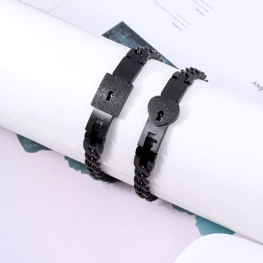 Pulsera llave y candado para pareja