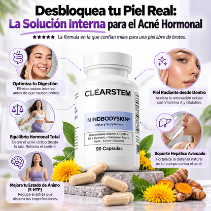 MINDBODYSKIN  - Arranca el Acné de Raíz y Recupera tu confianza