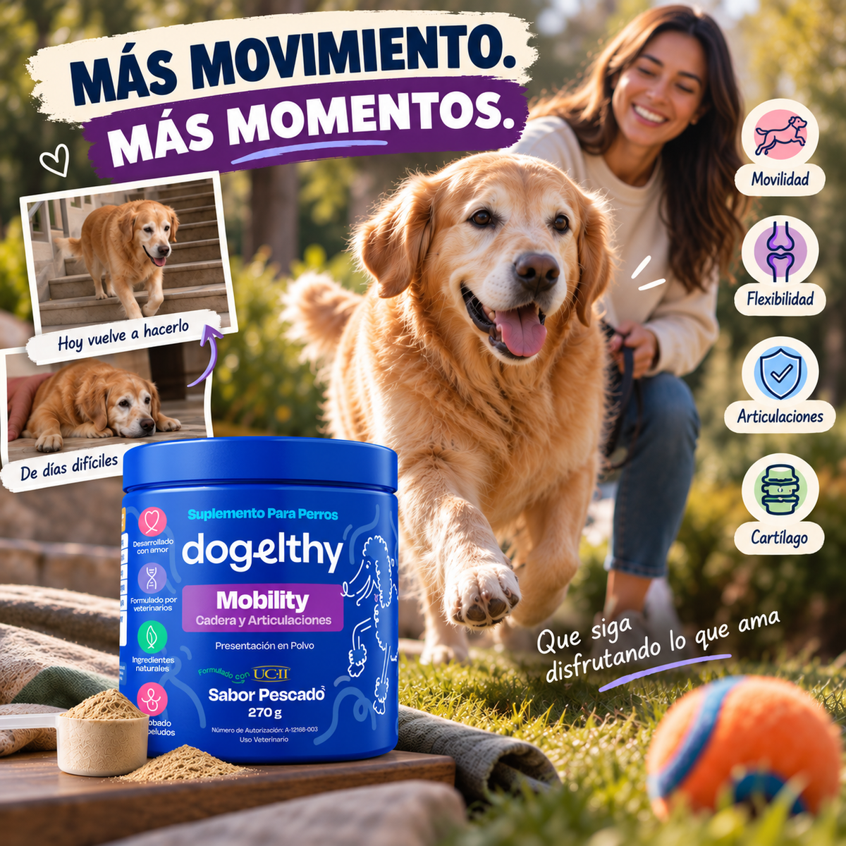 DOG ELTHY - BIENESTAR A LOS HUESOS DE TU MASCOTA