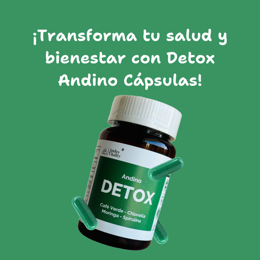 Andino Detox: Cápsulas para el Control de Peso y Digestión