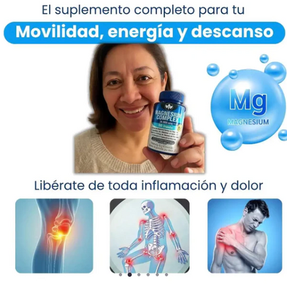 Magnesium Complex® 7 Tipos de Magnesio/Energía, descanso y rendimiento en equilibrio