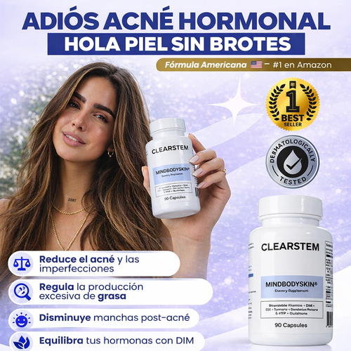 CLREARSTEM - ADIÓS ACNE HORMONAL- PIEL SIN BROTES