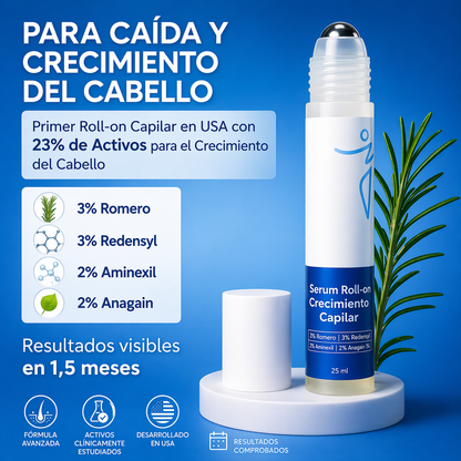Roll-On de Crecimiento Capilar - Recupera tu cabello y tu autoestima