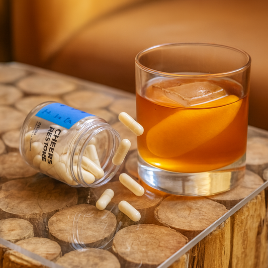 CHEERS CÁPSULA #1 CONTRA LA RESACA - ALIVIO PARA EL DÍA SIGUIENTE