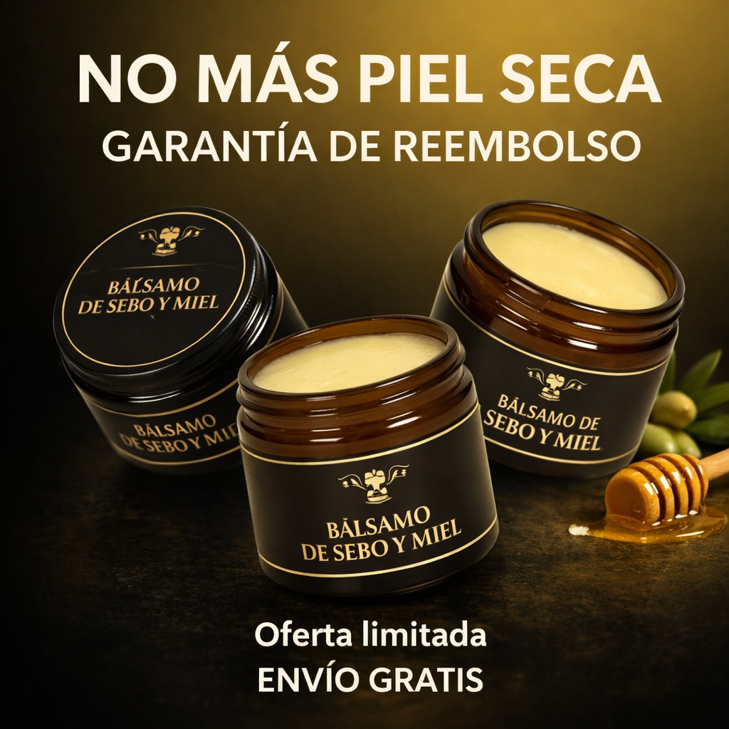 Nuvana® Bálsamo de sebo y miel - Combate el acne y el envejecimiento al mismo tiempo