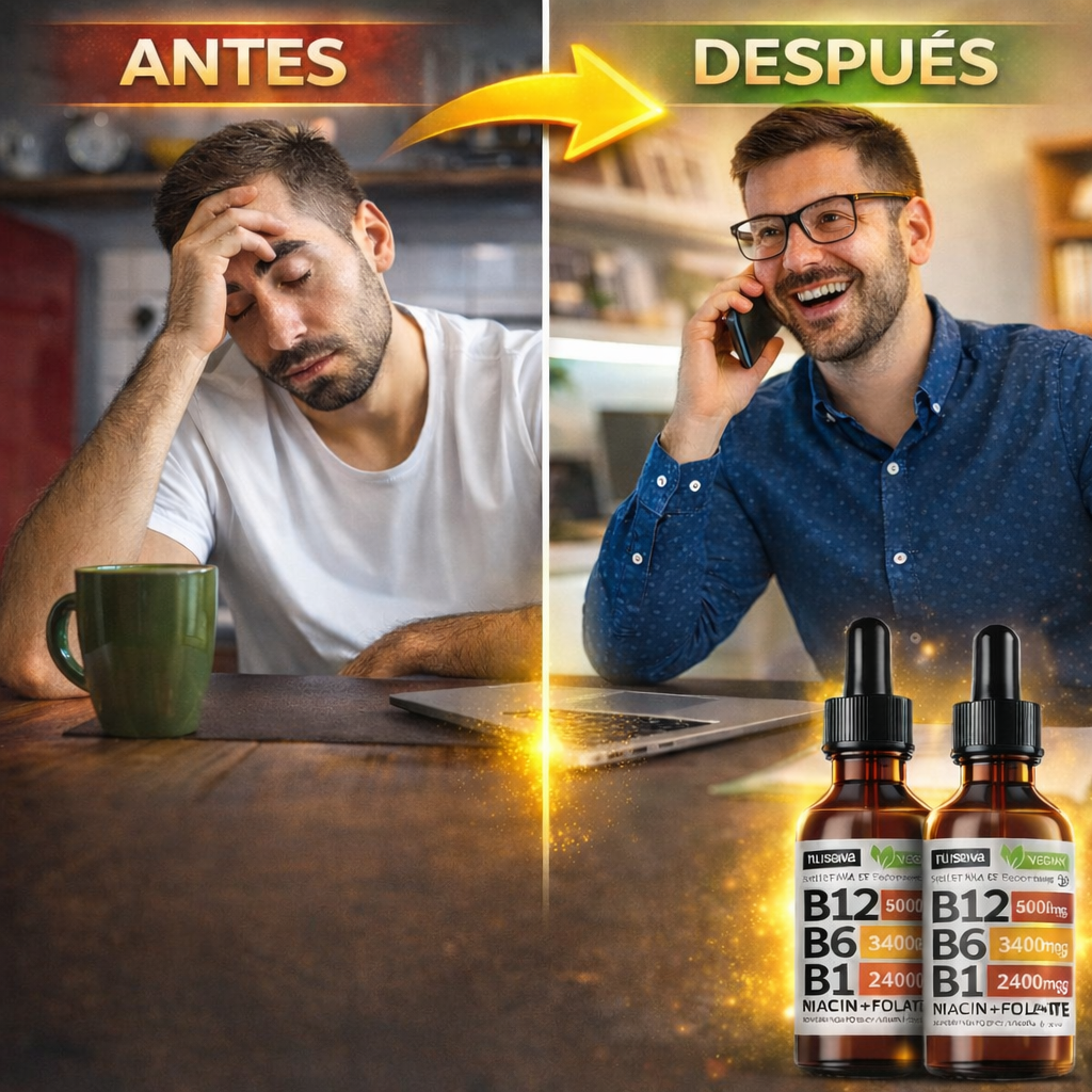Gotas Vitamina B12 5 en 1 (OFERTA 2X1) - Recupera la confianza en ti mismo
