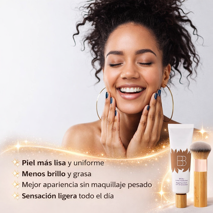 Crema hidratante con bloqueador solar con color Tarte BB Blur (2 EN 1) + brocha de regalo