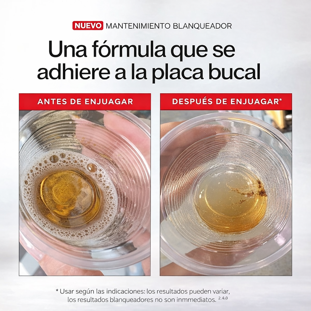 Hismile iD - Enjuague bucal blanqueador de manchas