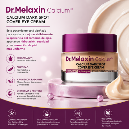 DR MELAXIN Crema de calcio para el contorno de ojos - Adiós a esas molestas ojeras