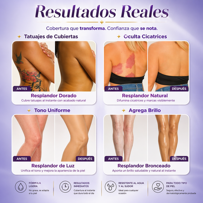 Maquillaje corporal WESTMORE + BROCHA INCLUIDA - corrector para cicatrices, manchas, venas, tatuajes y más