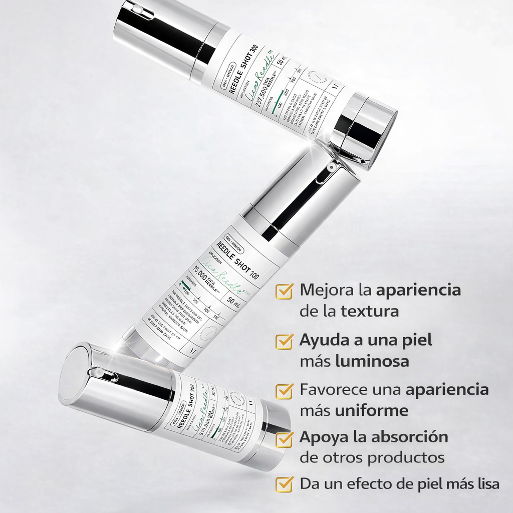 Reedle Shot 100 – Sérum Coreano de Micro-Espículas para Piel Lisa, Firme y sin Poros