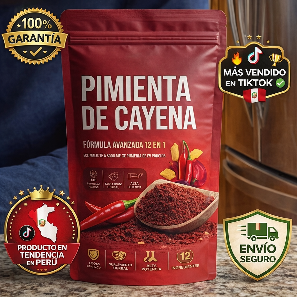 PIMIENTA DE CAYENA - ACTIVA TU METABOLISMO