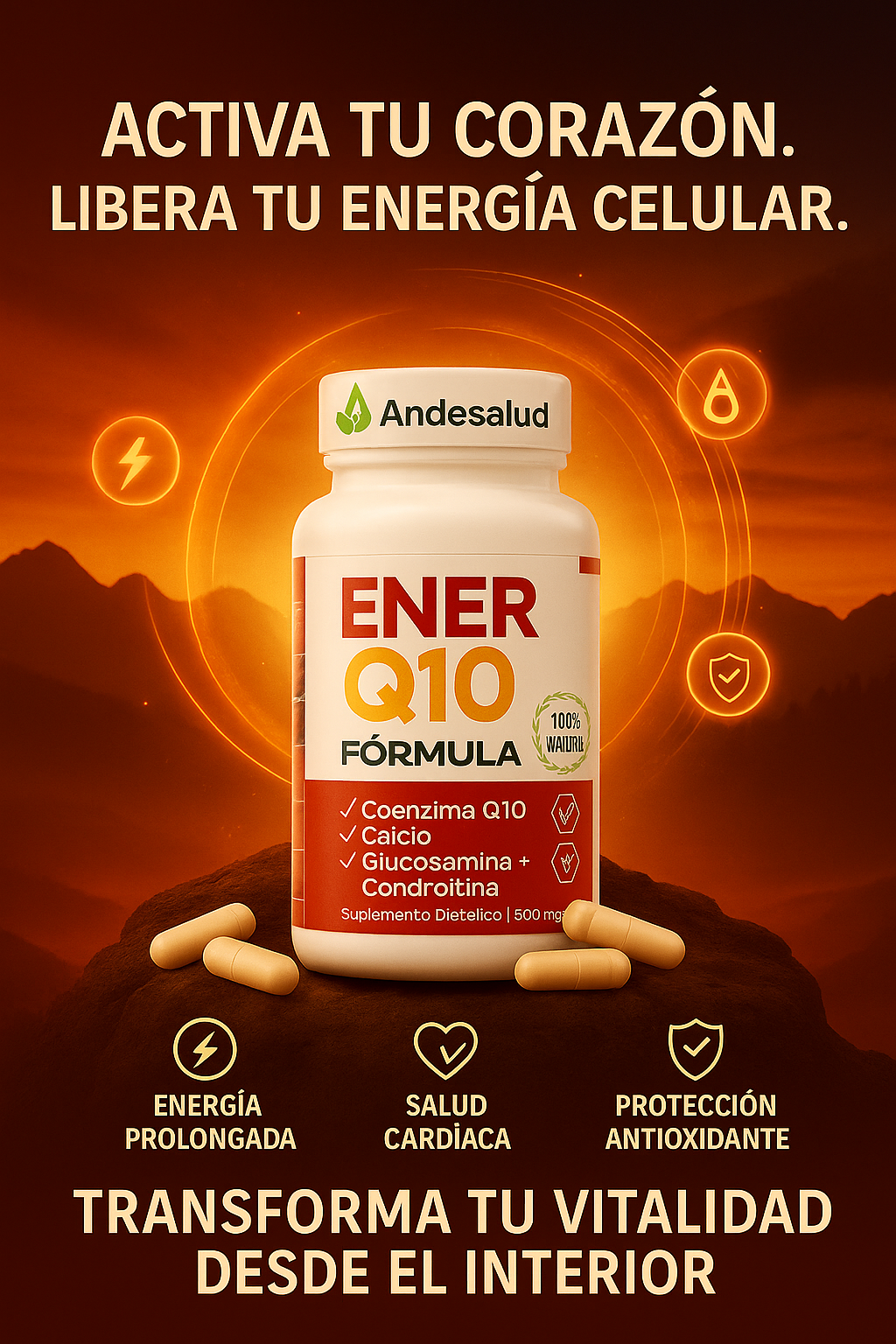 EnerQ10 Coenzima Q10 - El mejor aliado para tu corazón