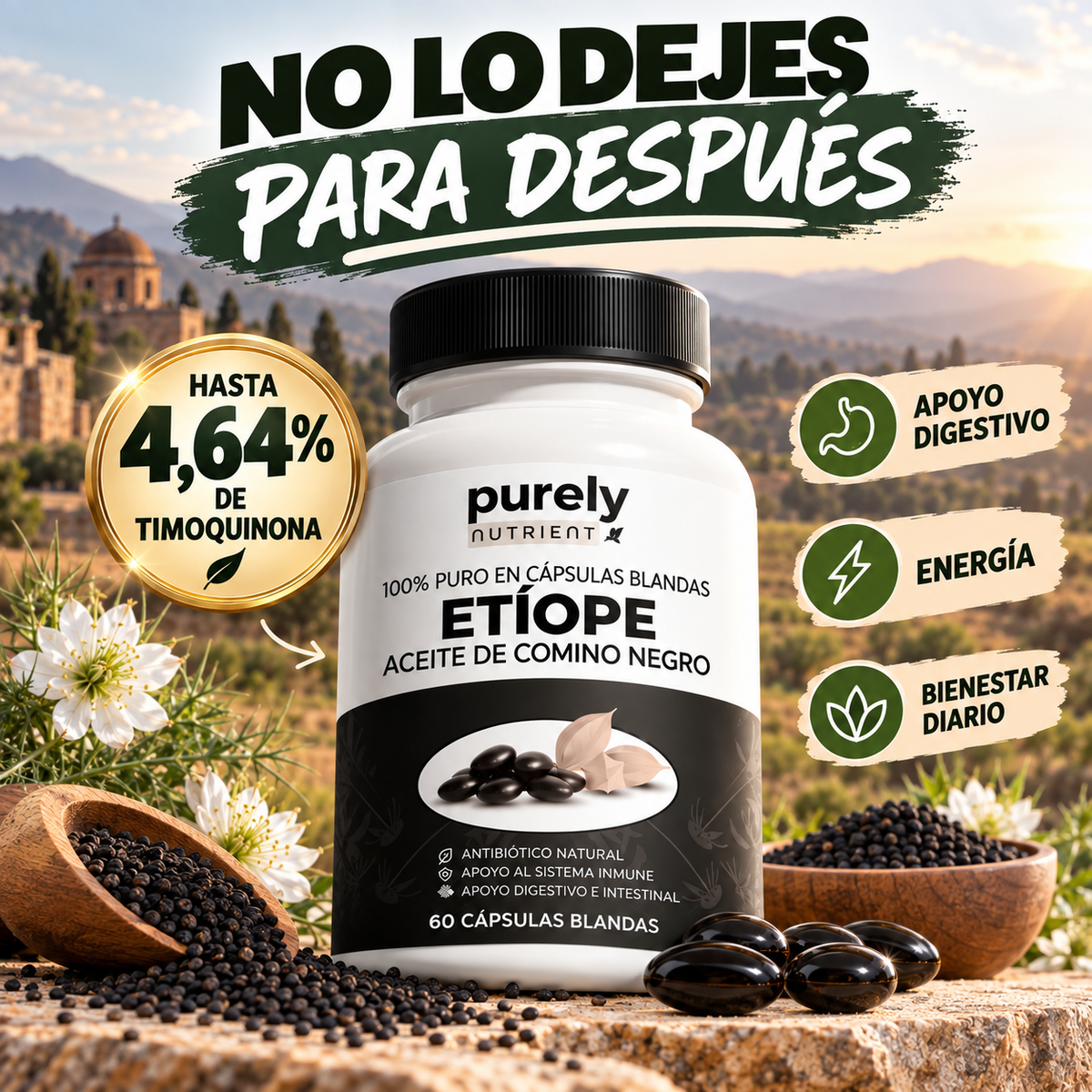 ACEITE ETÍOPE DE SEMILLA NEGRA
