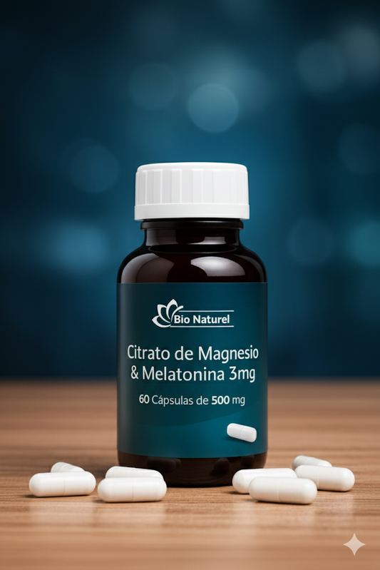 Citrato de Magnesio & Melatonina Tu aliado para un descanso profundo y reparador